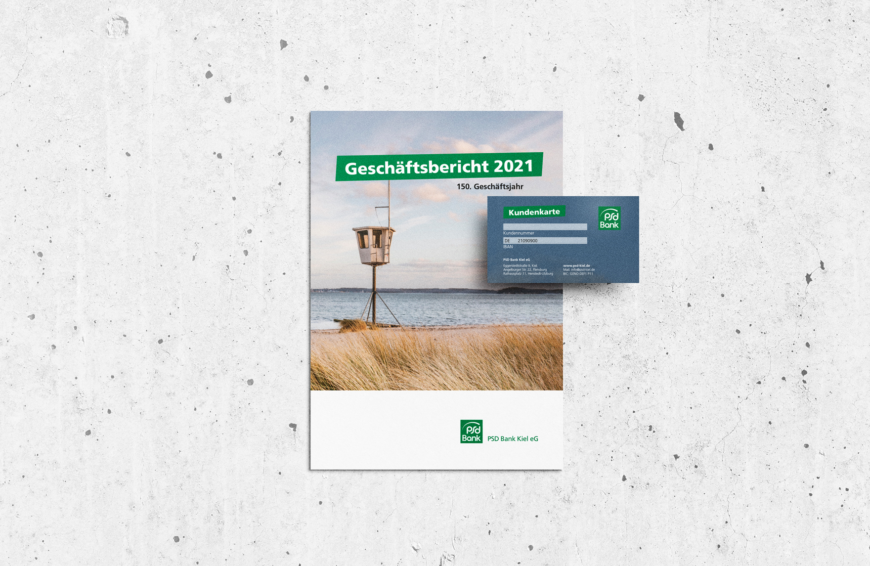 Jahresbericht als Magazin von der PSD Bank