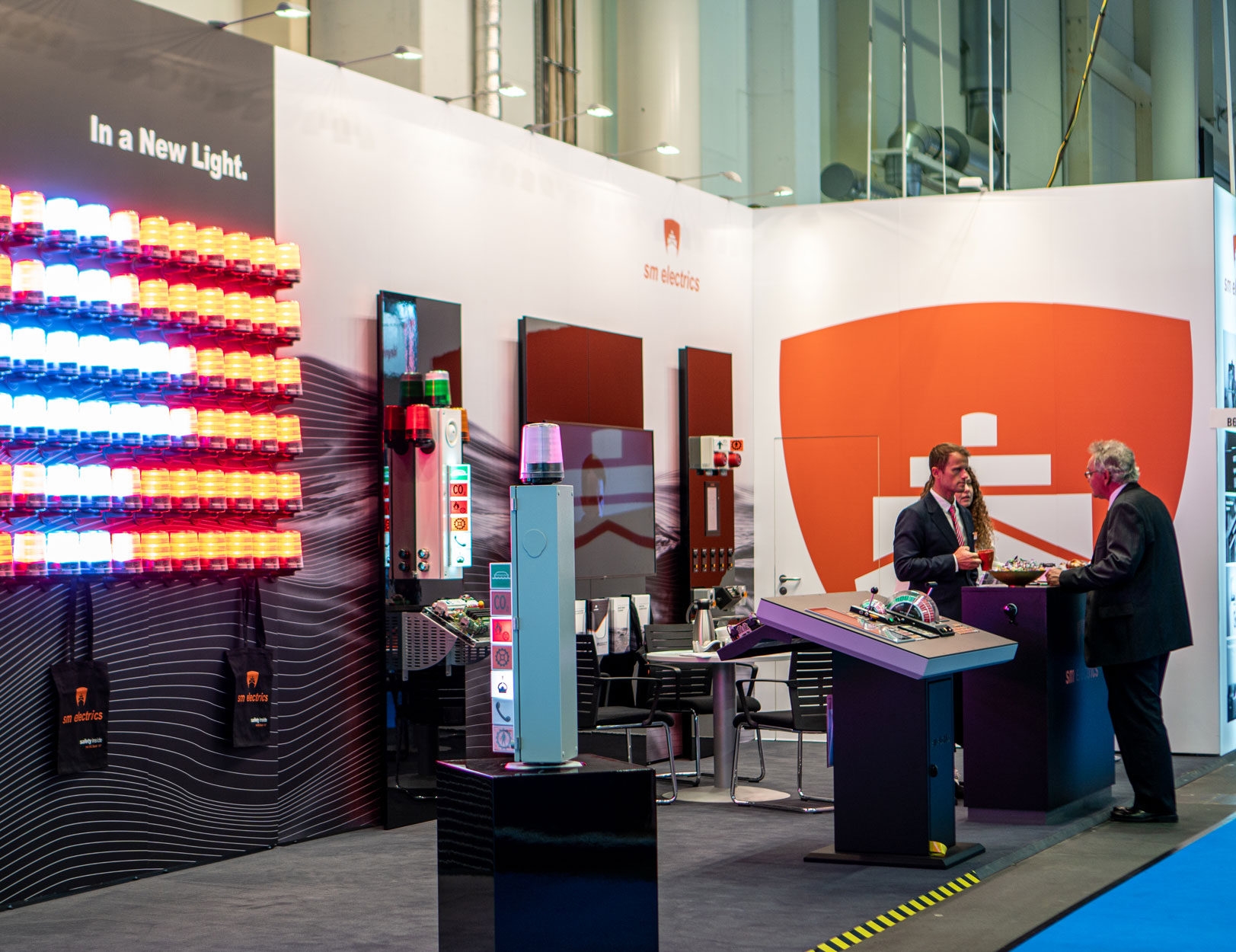 Design Messestand sm electrics auf der smm 2022
